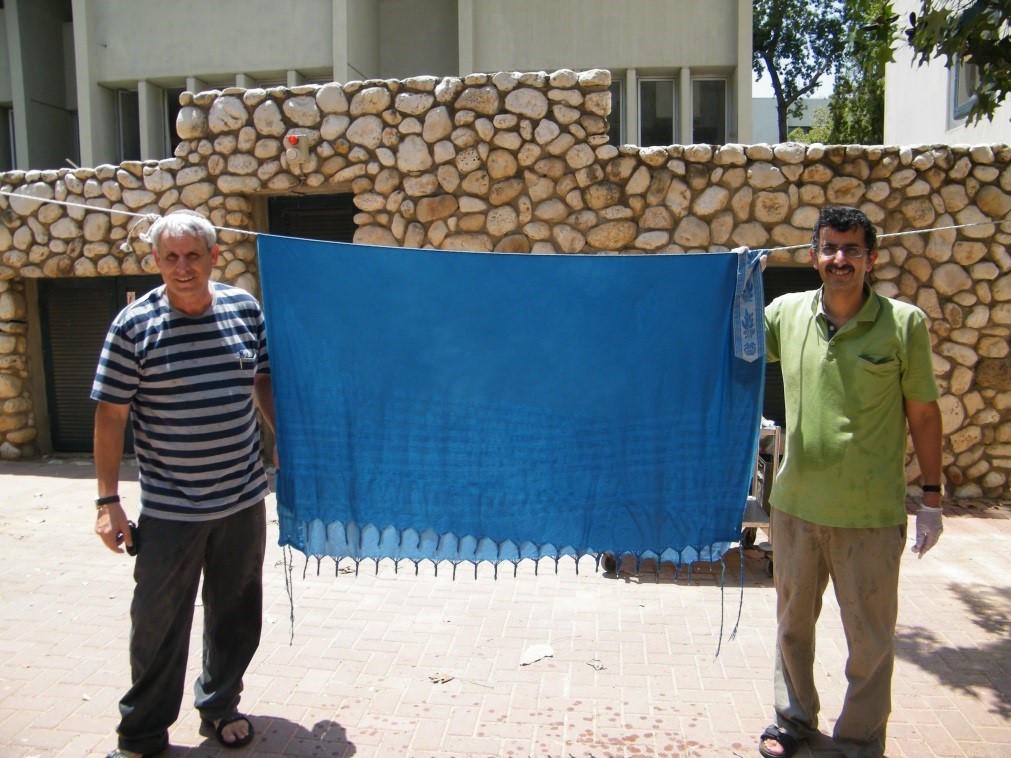 שחזור "טלית שכולה תכלת" עם ד"ר דוד אילוז